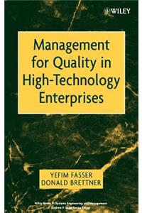 Management for Quality in High-Technology Enterprises