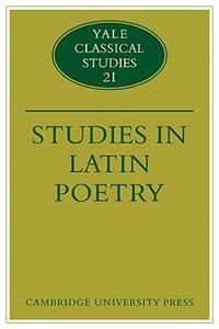 Studies in Latin Poetry