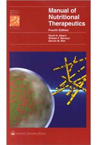 Manual of Nutritional Therapeutics (Spiral Manual Series)