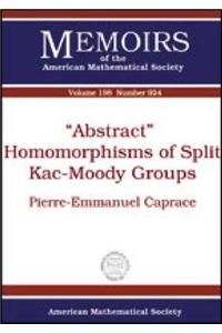 Abstract Homomorphisms of Split Kac-Moody Groups