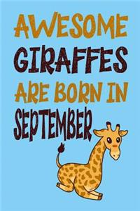 Awesome Giraffes Are Born in September