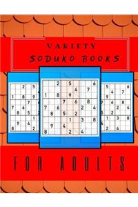 Variety Soduko Books For Adults