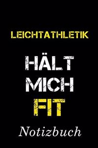 Leichtathletik Hält Mich Fit Notizbuch