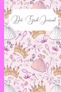 Pink Princess Dot Grid Journal