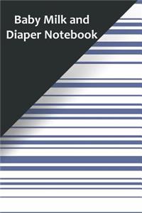 Baby Milk And Diaper Notebook