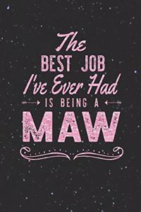 The Best Job I've Ever Had Is Being A Maw