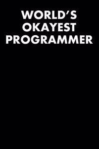 World's Okayest Programmer: Guitar Tab Notebook 6x9 120 Pages