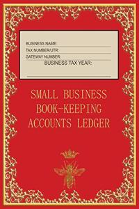 Small Business Book-Keeping Accounts Ledger