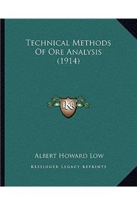 Technical Methods of Ore Analysis (1914)