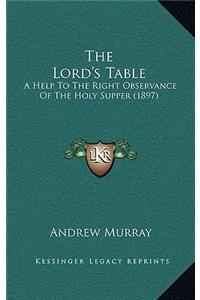 The Lord's Table