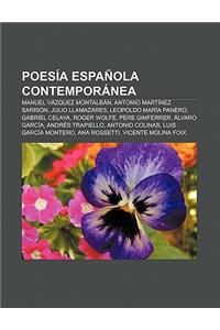 Poesia Espanola Contemporanea