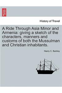Ride Through Asia Minor and Armenia