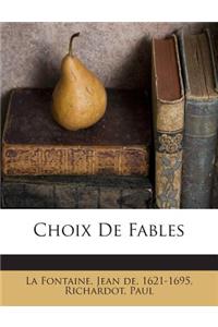 Choix De Fables