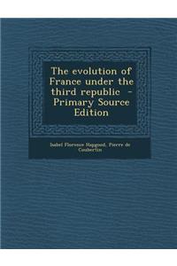 Evolution of France Under the Third Republic