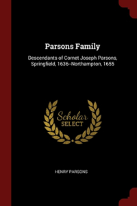 PARSONS FAMILY: DESCENDANTS OF CORNET JO