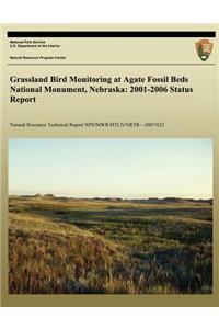 Grassland Bird Monitoring at Agate Fossil Beds National Monument, Nebraska