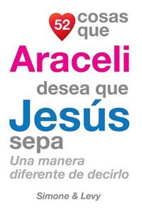52 Cosas Que Araceli Desea Que Jesús Sepa