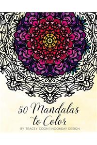 50 Mandalas to Color