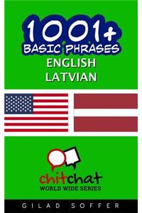 1001+ Basic Phrases English - Latvian