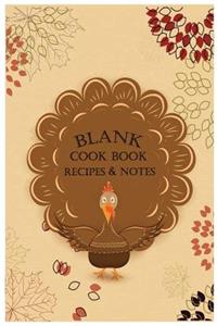 Blank Cookbook Recipes & Notes