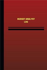 Budget Analyst Log (Logbook, Journal - 124 pages, 6 x 9 inches)