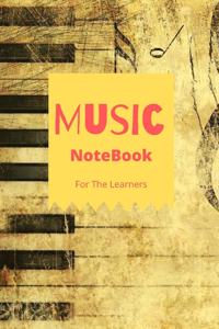 Music Composer Passport Mini Notebook with Sheet Music Pages