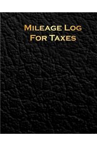 Mileage Log Book For Taxes
