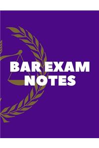 BAR EXAM NOTES Notebook