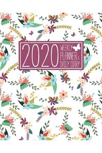 2020 weekly planner and daily diary