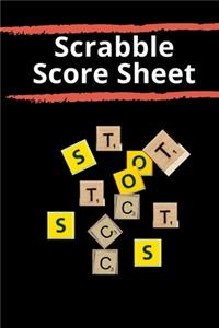 Scrabble Game Score Sheet