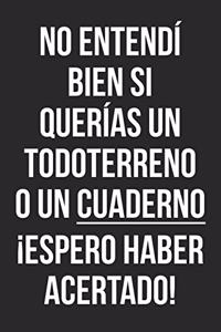 No entendí bien si querías un todoterreno o un cuaderno ¡Espero haber acertado!