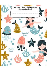 Mermaid Primary Story Journal Composition Book
