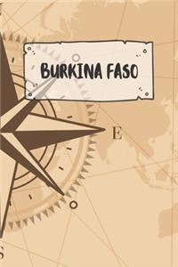 Burkina Faso: Liniertes Reisetagebuch Notizbuch oder Reise Notizheft liniert - Reisen Journal für Männer und Frauen mit Linien