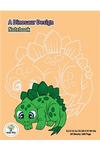 A dinosaur Design Notebook