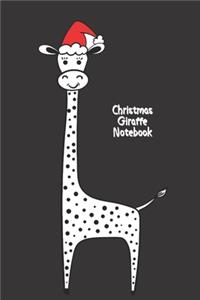 Christmas Giraffe Notebook