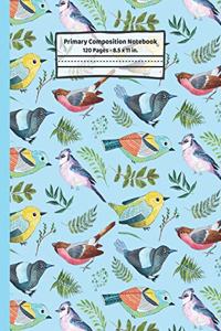 Birds Primary Composition Notebook