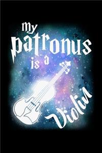 My Patronus Is A Violin: Fishing Log Book And Journal For A Fisherman Or For Kids To Record Fishing Trips And Experiences of e.g. Bass Fishing Or Fly Fishing (6 x 9; 120 Pag