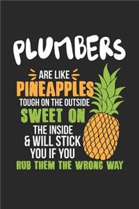 Plumbers Are Like Pineapples. Tough On The Outside Sweet On The Inside