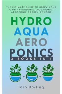 Hydroponics, Aquaponics, Aeroponics