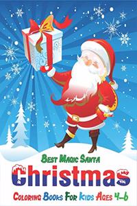 Best magic Santa Christmas coloring books for Kids ages 4-6
