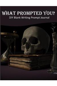 What Prompted You? DIY Blank Writing Prompts Journal