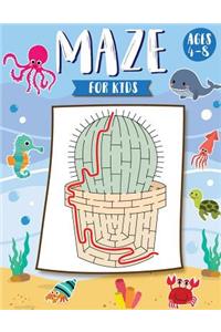 Mazes for Kids Ages 4-8