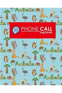 Phone Call Log Book