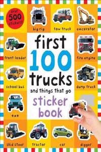 First 100 Trucks Sticker Book