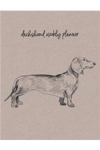 Dachshund Weekly Planner