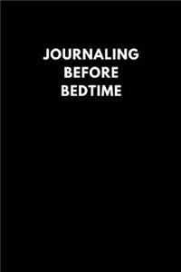 Journaling Before Bedtime