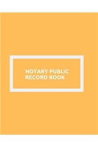 Notary Public Record Book