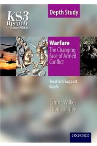 KS3 History by Aaron Wilkes: Warfare: The Changing Face of Armed Conflict teacher's support guide + CD-ROM