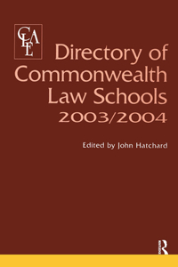 Directory of Commonwealth Law Schools 2003-2004