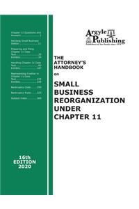 Attorney's Handbook on Small Business Reorganization Under Chapter 11